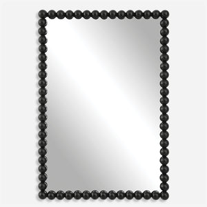 Uttermost Serna Black Vanity Mirror 09789 MIRROR, IRON, MDF