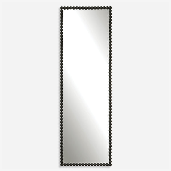Uttermost Serna Black Tall Mirror 09791 MIRROR, IRON, MDF