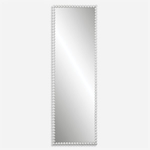 Uttermost Serna White Tall Mirror 09792 MIRROR, IRON, MDF