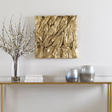 Uttermost Rio Gold Wood Wall Décor 04327 TEAK BRANCH