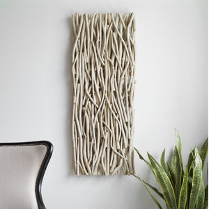 Uttermost Gathered Teak Bleached Wood Wall Decor 04326 TEAK BRANCH