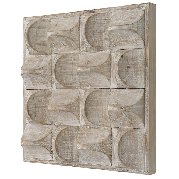 Uttermost Pickford Wood Wall Decor, Natural 04329 FIR,MDF