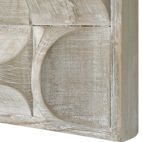 Uttermost Pickford Wood Wall Decor, Natural 04329 FIR,MDF