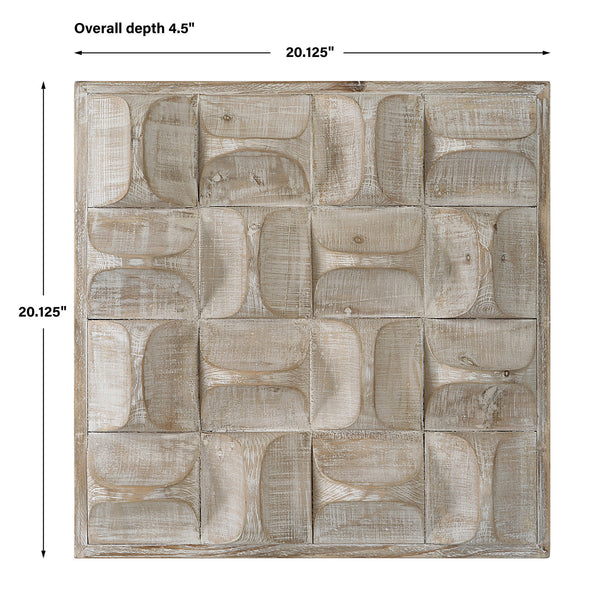 Uttermost Pickford Wood Wall Decor, Natural 04329 FIR,MDF