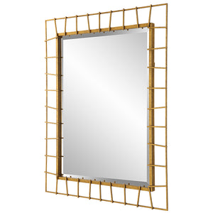 Uttermost Townsend Antiqued Gold Mirror 09805 IRON,MIRROR,MDF