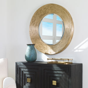 Uttermost Archer Gold Wire Round Mirror 09801 IRON,MIRROR,MDF