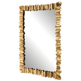 Uttermost Lev Antique Gold Mirror 09825 STEEL,MIRROR, MDF