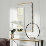 Uttermost Aneta Gold Scalloped Mirror 09827 MDF,MIRROR