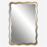 Aneta Gold Scalloped Mirror