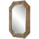 Uttermost Siringo Rustic Octagonal Mirror 09821 IRON,MIRROR, FIR, MDF