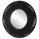 Uttermost Sailor's Knot Black Round Mirror 09823 MIRROR, IRON, ROPE, MDF