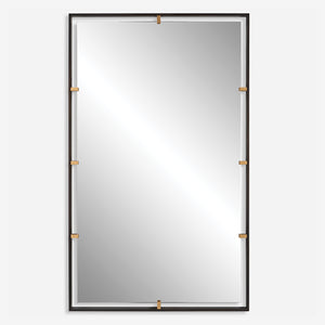 Uttermost Egon Rectangular Bronze Mirror 09845 IRON, MDF, GLASS