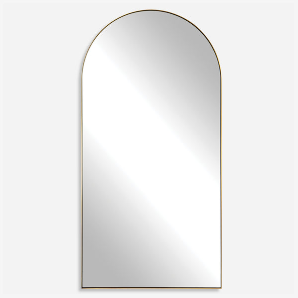 Uttermost Crosley Antique Brass Arch Mirror 09841 STAINLESS STEEL,MDF,GLASS