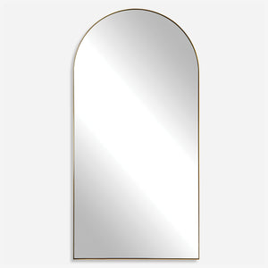 Uttermost Crosley Antique Brass Arch Mirror 09841 STAINLESS STEEL,MDF,GLASS