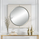 Uttermost Cyprus White Square Mirror 09817 MIRROR,MDF,PU