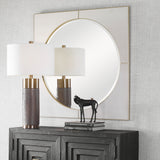 Uttermost Cyprus White Square Mirror 09817 MIRROR,MDF,PU