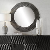 Uttermost Illusion Modern Round Mirror 09848 IRON, MIRROR, MDF