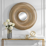 Uttermost Bauble Round Gold Mirror 09852 IRON, MIRROR, MDF