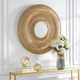 Uttermost Bauble Round Gold Mirror 09852 IRON, MIRROR, MDF