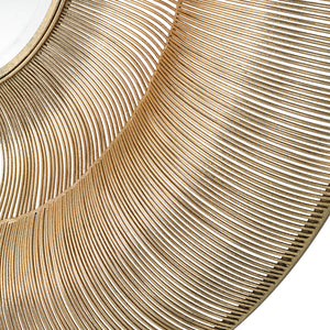 Uttermost Bauble Round Gold Mirror 09852 IRON, MIRROR, MDF