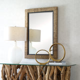 Uttermost Island Braided Straw Mirror 09853 MIRROR, MDF, IRON, STRAW ROPE