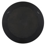 Uttermost Stockade Dark Round Mirror 09855 MIRROR, MDF, VENEER