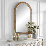 Uttermost Cape Natural Arch Mirror 09856 MIRROR, MDF, RATTAN, FIR