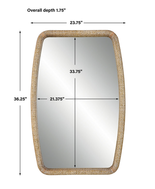Uttermost Tiki Rattan Mirror 09831 MIRROR,Rattan,MDF
