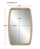 Uttermost Tiki Rattan Mirror 09831 MIRROR,Rattan,MDF