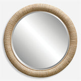 Uttermost Mariner Natural Round Mirror 08169 BANANA WEAVING,RATTAN,PLYWOOD,GLASS