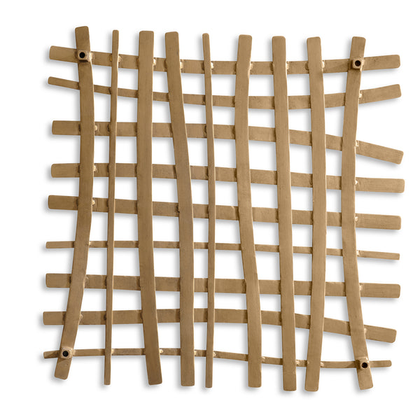 Uttermost Gridlines Gold Metal Wall Decor 04333 IRON
