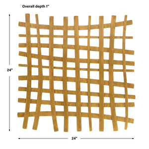 Uttermost Gridlines Gold Metal Wall Decor 04333 IRON