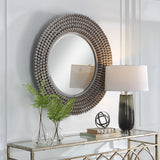 Uttermost Portside Round Gray Mirror 09873 MDF,FIR,MIRROR