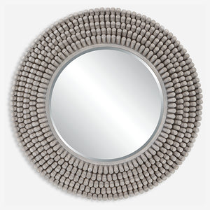 Uttermost Portside Round Gray Mirror 09873 MDF,FIR,MIRROR