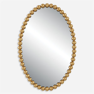 Uttermost Serna Gold Oval Mirror 09875 MIRROR, MDF, IRON