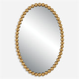 Uttermost Serna Gold Oval Mirror 09875 MIRROR, MDF, IRON