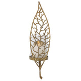 Uttermost Woodland Treasure Gold Candle Sconce 04334 METAL,GLASS