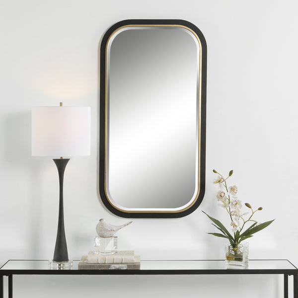 Uttermost Nevaeh Curved Rectangle Mirror 09880 IRON,MDF, MIRROR