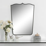 Uttermost Tiara Curved Iron Mirror 09881 IRON,MDF, MIRROR