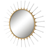 Uttermost Oracle Round Starburst Mirror 09883 MDF, MIRROR, IRON, ACRYLIC