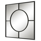 Uttermost Spurgeon Square Window Mirror 09885 MDF, MIRROR, IRON