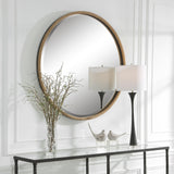 Uttermost Ranchero Natural Rope Round Mirror 09887 IRON, MDF, MIRROR, ROPE