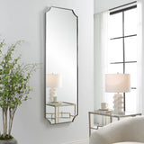 Uttermost Lennox Nickel Tall Mirror 09893 METAL,MDF,GLASS