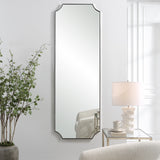 Uttermost Lennox Nickel Tall Mirror 09893 METAL,MDF,GLASS