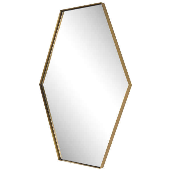 Uttermost Ankara Brass Hexagon Mirror 09894 METAL,MDF,GLASS