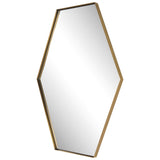 Uttermost Ankara Brass Hexagon Mirror 09894 METAL,MDF,GLASS