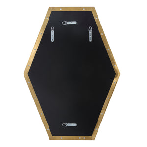 Uttermost Ankara Brass Hexagon Mirror 09894 METAL,MDF,GLASS