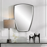 Uttermost Crest Curved Iron Mirror 09892 Metal, Mirror