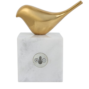 Uttermost Flying Solo Bird Wall Decor 04340 Brass ,Marble