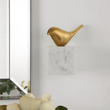 Uttermost Flying Solo Bird Wall Decor 04340 Brass ,Marble